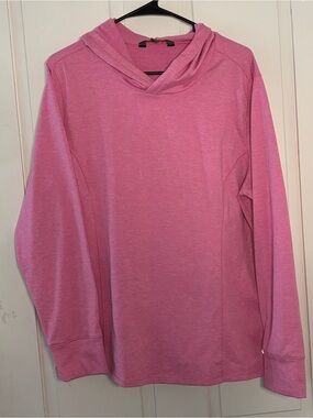 Stretch the Rules Women’s Pink Hooded Lightweight Sweatshirt Activewear